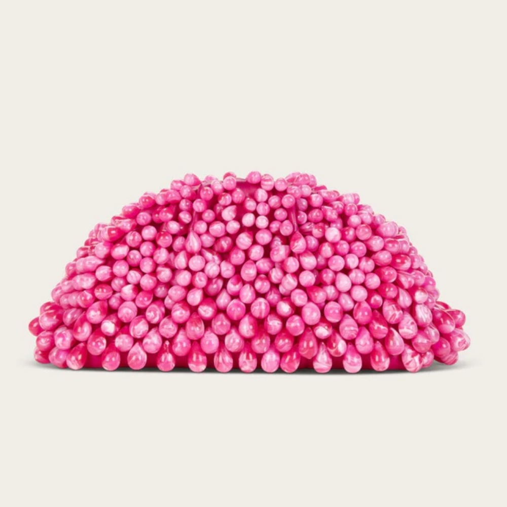 CULT GAIA Jaala Mini Clutch in Dragonfruit